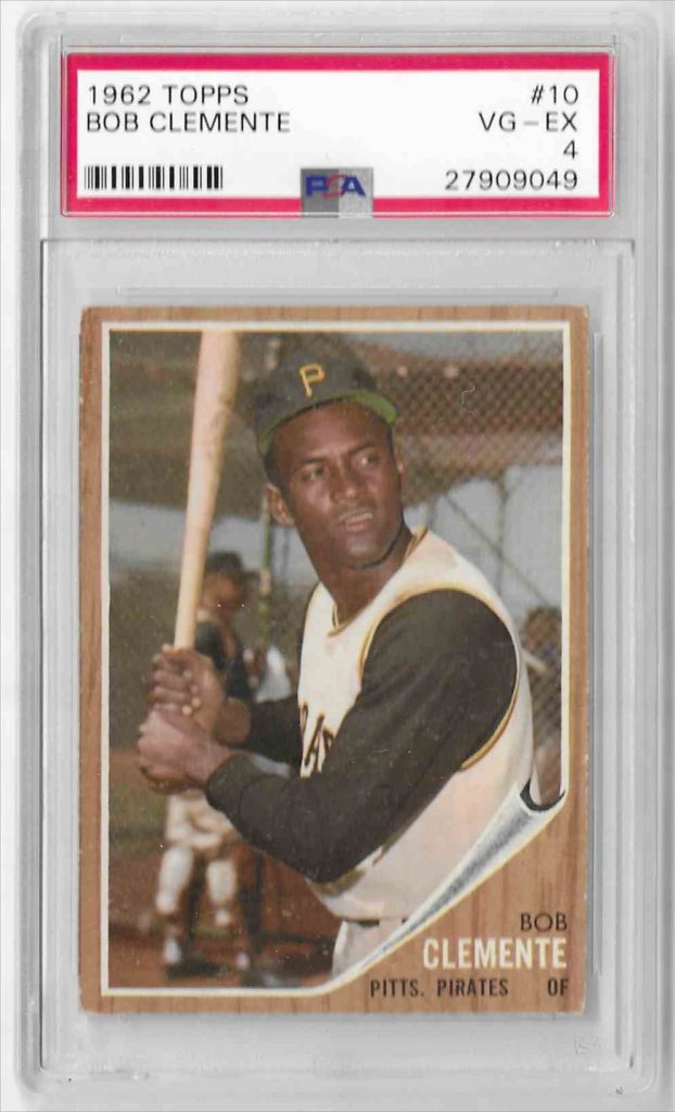 1962 Topps 10 Roberto Clemente